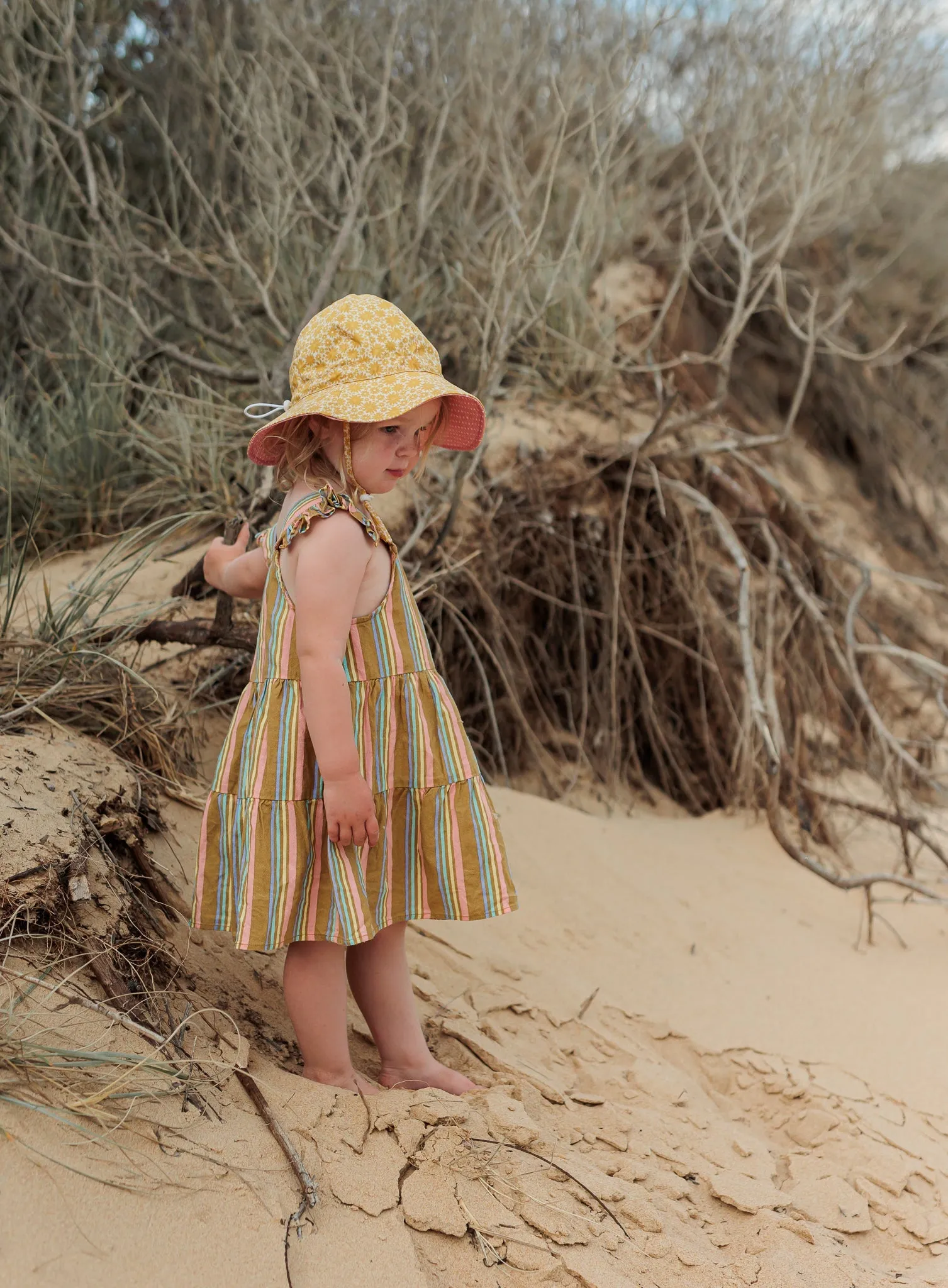 Sunset Garden Wide Brim Sunhat