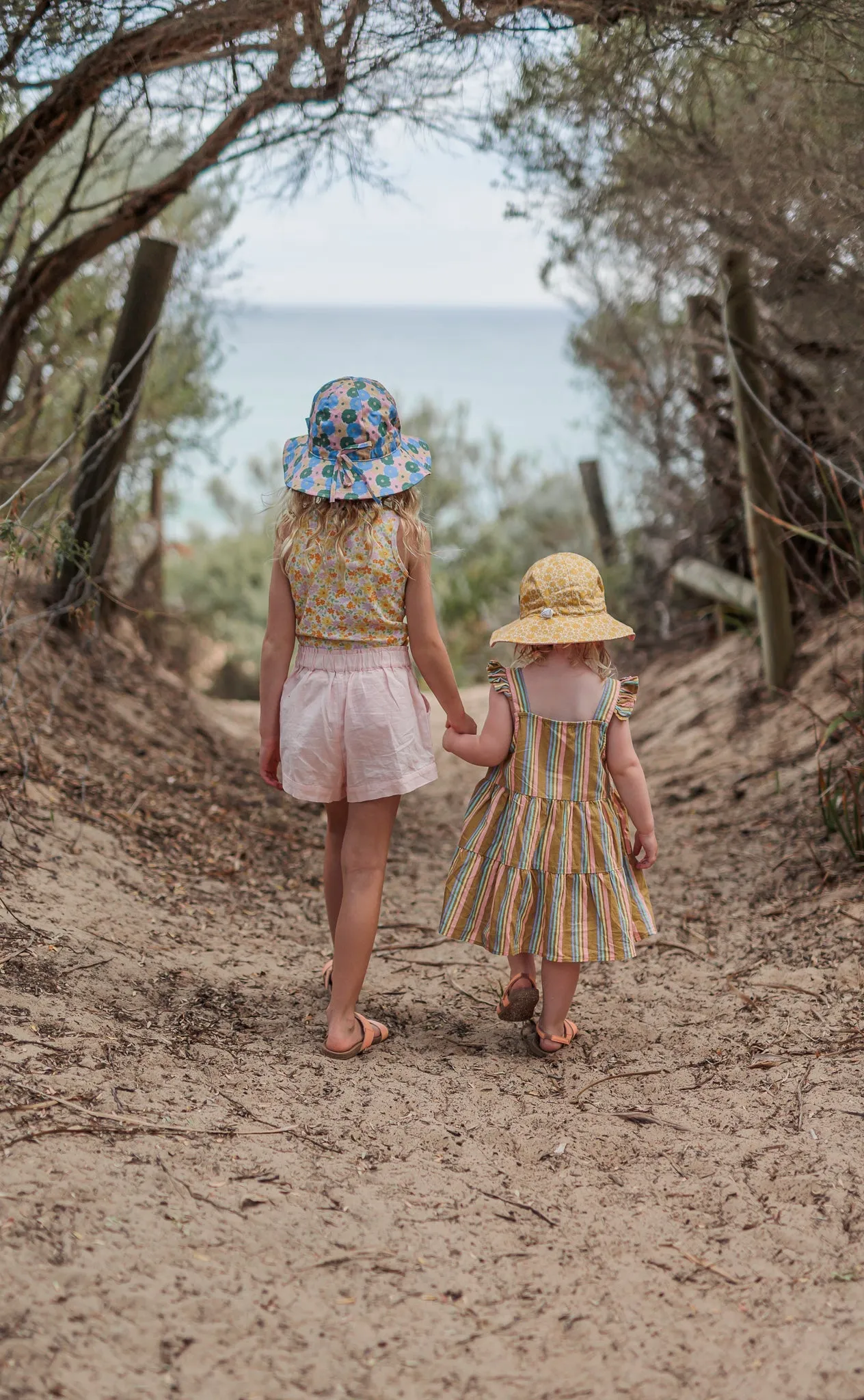 Sunset Garden Wide Brim Sunhat