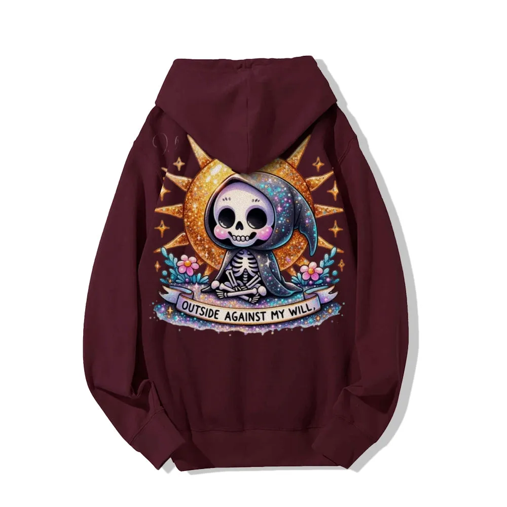 Women Cute Skeleton Graphic Hoodies