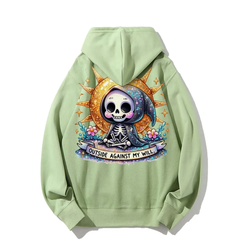 Women Cute Skeleton Graphic Hoodies