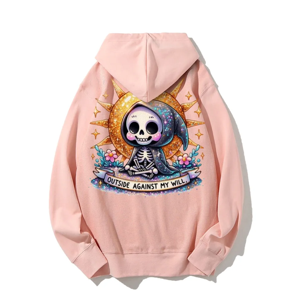 Women Cute Skeleton Graphic Hoodies