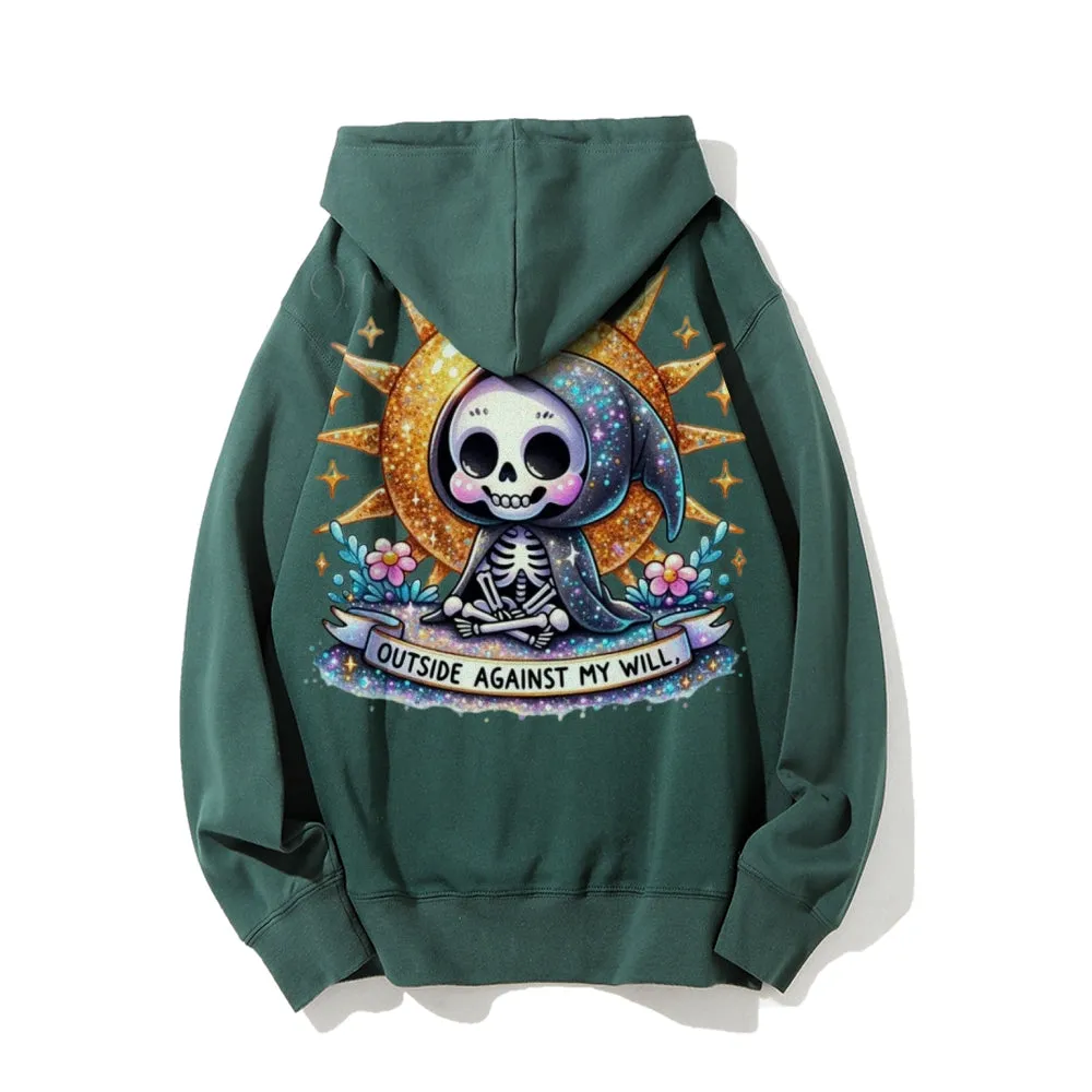 Women Cute Skeleton Graphic Hoodies