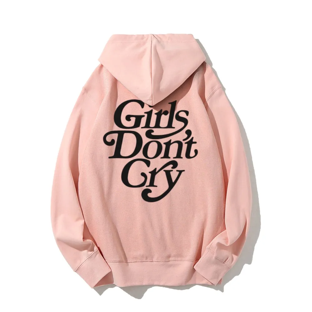 Women GIRLS DON'T CRY Graphic Hoodies