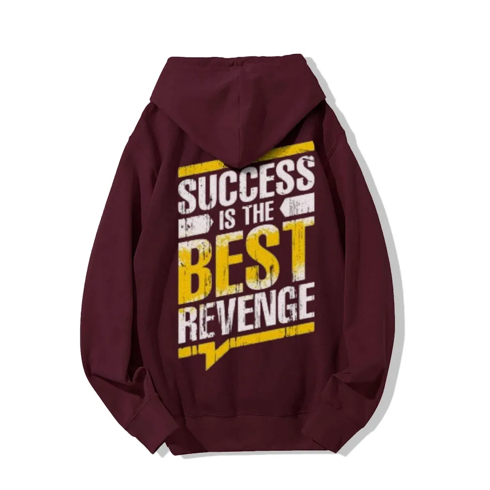 Women SUCCESS IS THE BEST REVENGE Graphic Hoodies