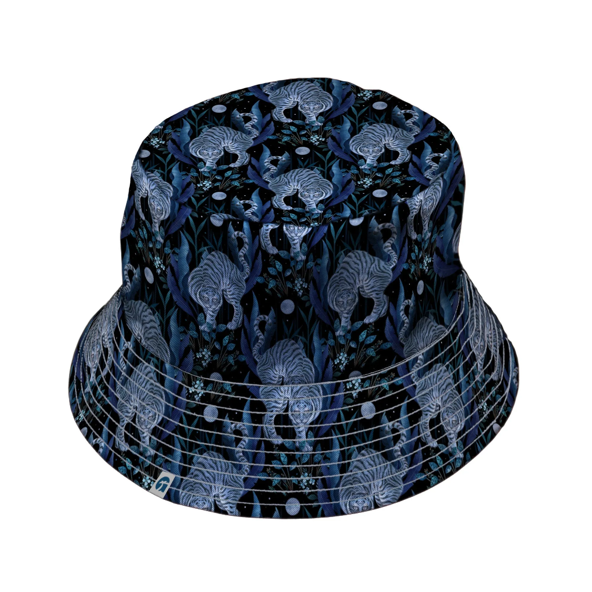 Year of the Tiger Blue Bucket Hat